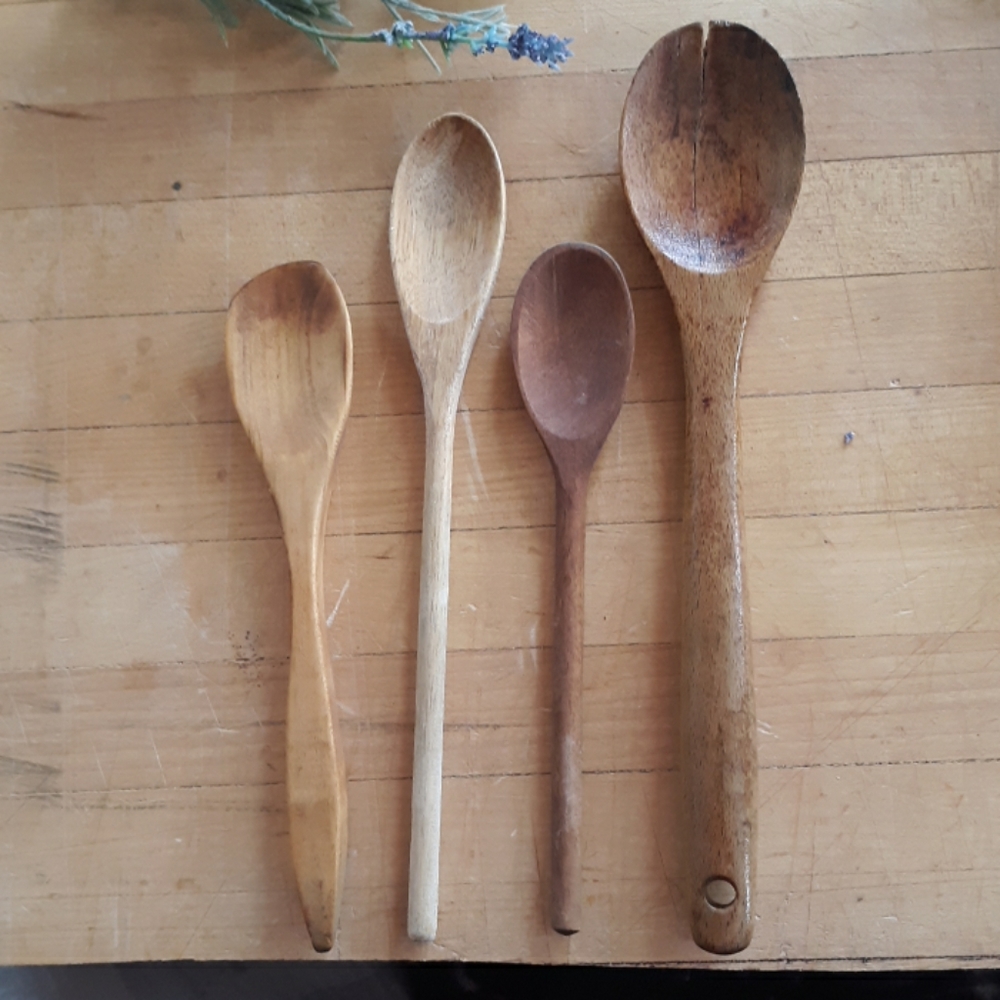 Vintage wooden spoons